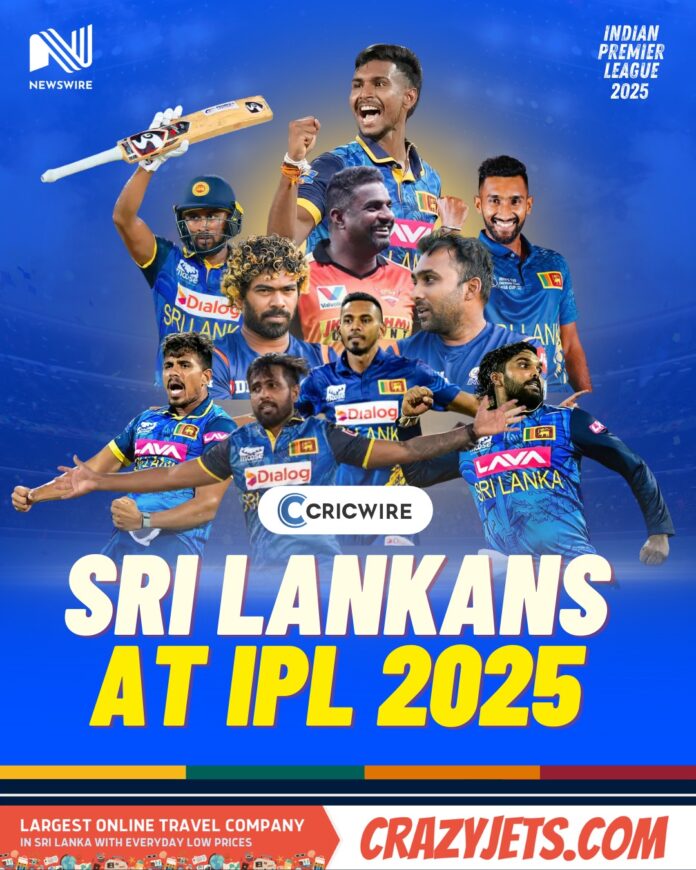 7 Sri Lankan players to feature at IPL 2025