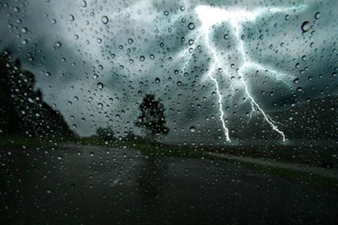 Advisory issued for severe lightning & heavy rain in 16 districts