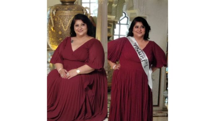 Anita Thakwani won the title of Ms. Unstoppable Glow at Ms. Plus Size India International beauty pageant 2024
