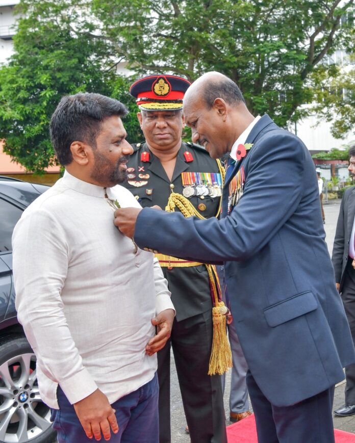 President joins armed forces remembrance day 2024 & Poppy flower ceremony