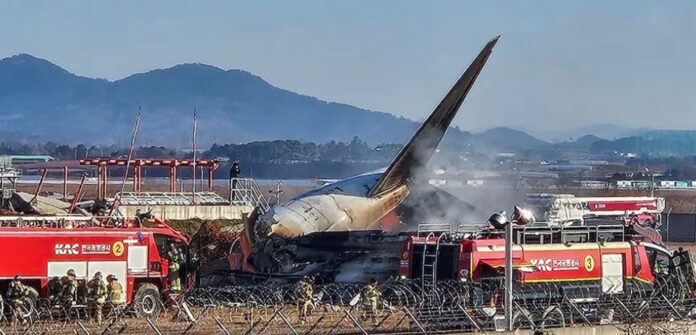 Death toll passes 60 after Jeju Air flight skids off runway at Muan airport