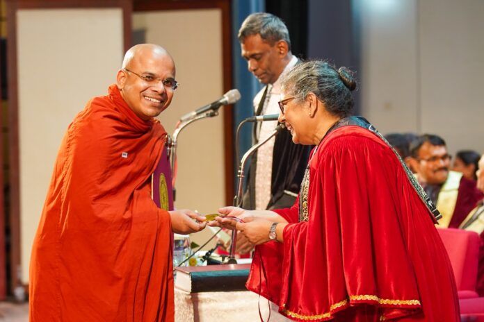 Ven. Aludeniye Subodhi Thero Honoured with Gold Medals in Archaeology