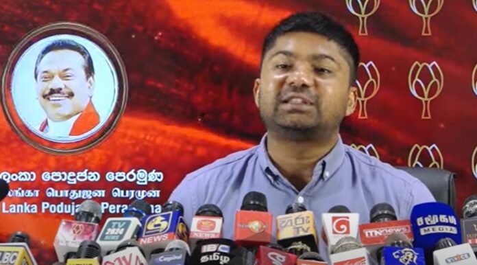 D. V. Chanaka appointed SLPP National Convenor