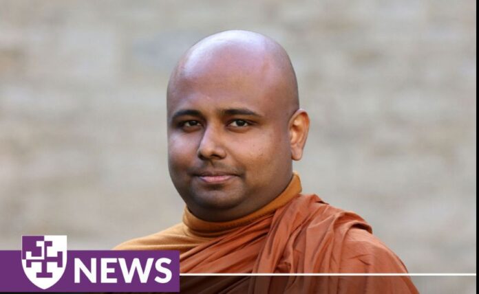 First Sri Lankan Buddhist Monk at Oxford in 105 Years