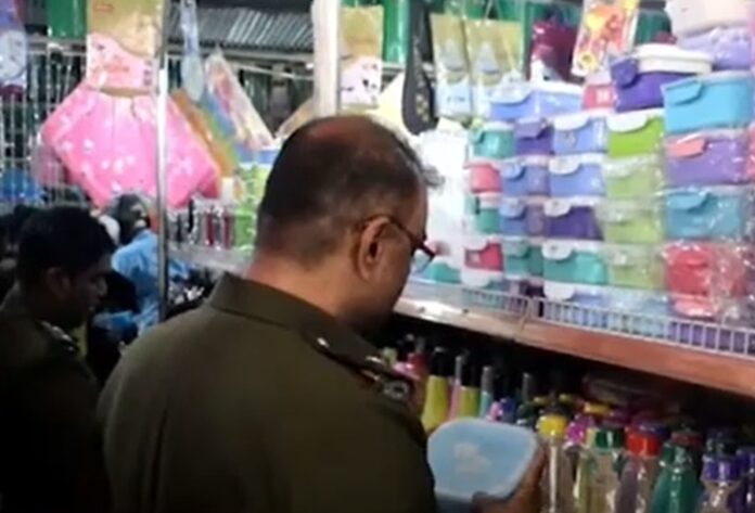 PHI inspect plastic & polythene products in local market