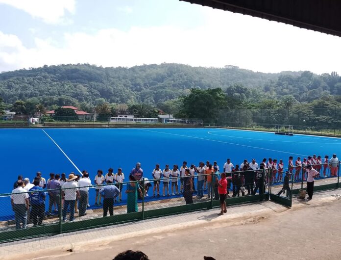 Renovated Matale Hockey Stadium opened without any politicians