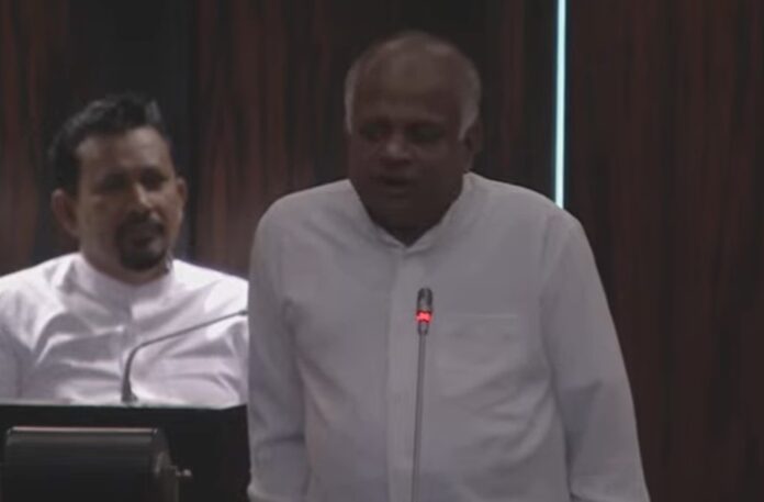 Sri Lanka’s first-ever vision-impaired MP addresses Parliament