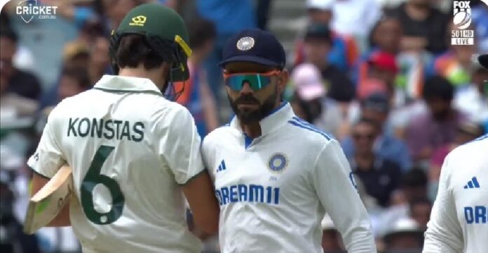 Virat Kohli shoulders Sam Konstas at MCG, video goes viral