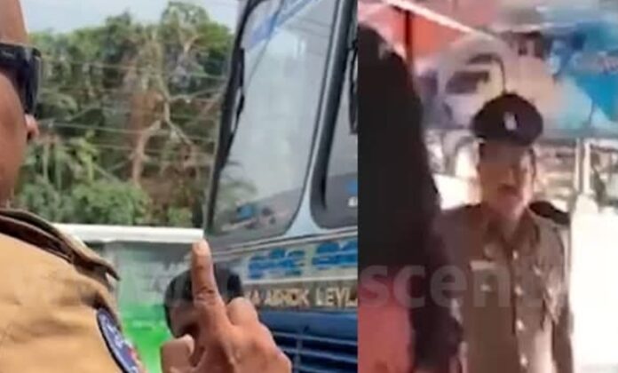 WATCH: Bus driver shocked as Police unveil undercover Traffic Operation