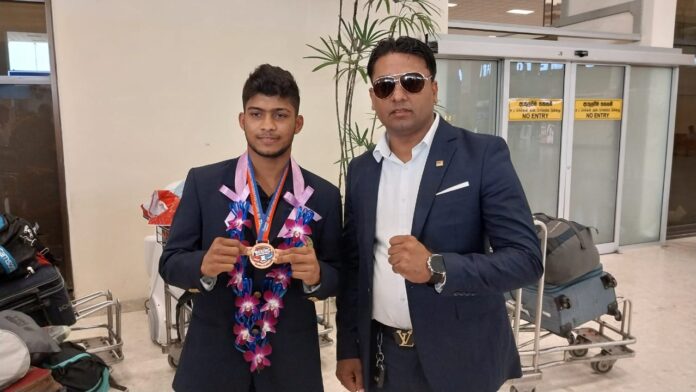 Umayanga wins Bronze in Asian Boxing Championship