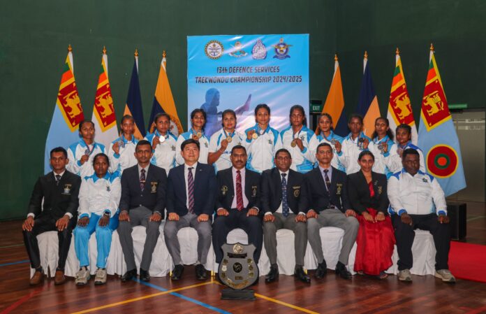 SLAF Women’s Taekwondo Team emerged as Winners of 13th Defense Services Taekwondo Championship