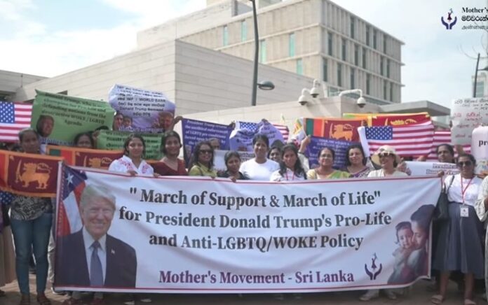 March held in Sri Lanka supporting President Trump’s anti-LGBTQ policy