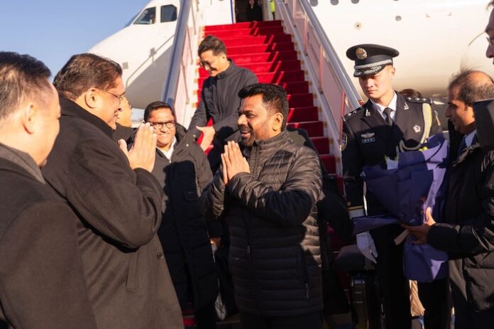 President AKD arrives in China