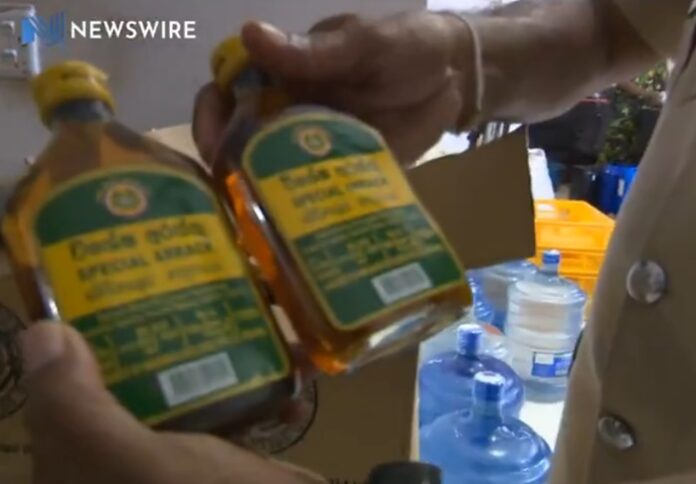 WATCH : How Police busted illegal arrack distillery