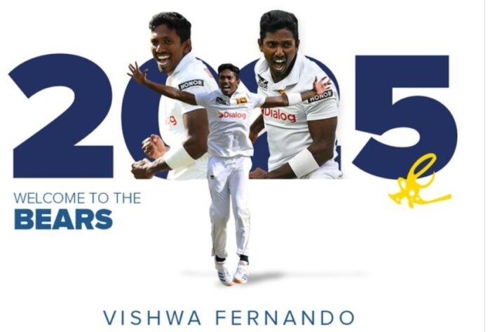 Warwickshire signs Sri Lankan fast bowler for 2025 season