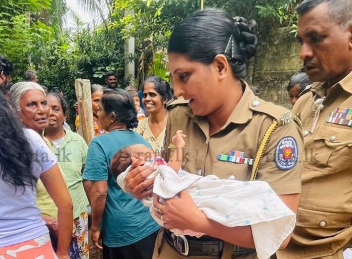 Abandoned infant found in Ambalangoda