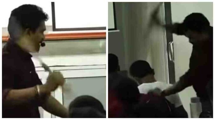 Action against Tuition teacher after viral classroom assault videos