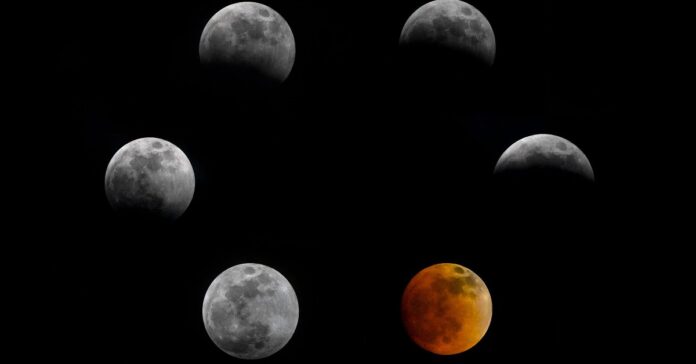 Photos Show the Blood Moon Lunar Eclipse in All its Glory
